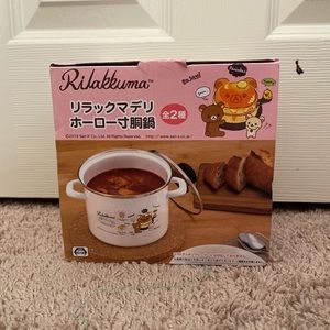 Rilakkuma metal pot (Toreba Prize) RARE